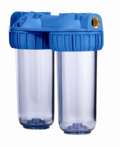 Filtru de apa DUPLEX nylon+carbune activ StillWater &amp; Pratt 10 RAC 1