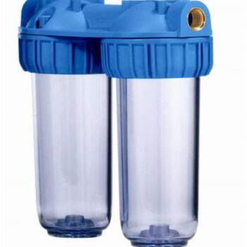 Filtru de apa DUPLEX nylon+carbune activ StillWater &amp; Pratt 10 RAC  3/4