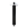 Brat palarie dus de tavan KLUDI A-QA 150mm Black mat/crom 6651587-00