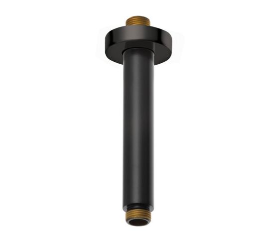 Brat palarie dus de tavan KLUDI A-QA 150mm Black mat 6651539-00
