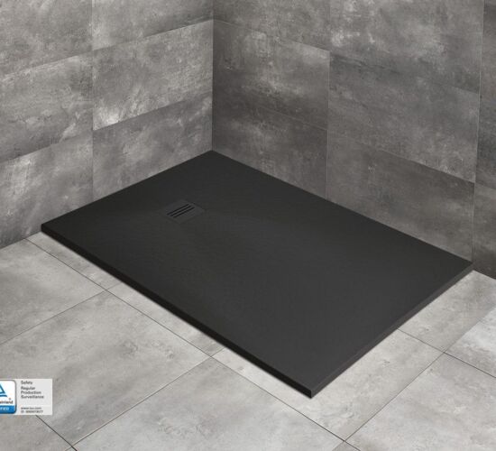 Cadita dus Radaway Kyntos F 1000x800x30 Negru (HKF10080-54)