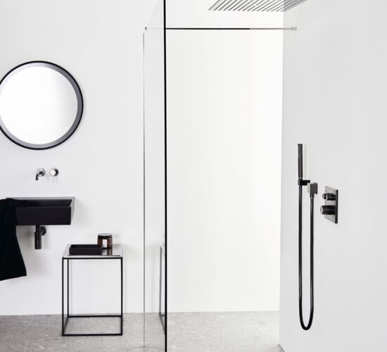 Racord patrat furtun dus 1/2 Ideal Standard Idealrain Magnetic Grey BC772A5