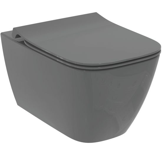 Capac WC Ideal Standard i.life B Glossy Grey Soft-Close T500358