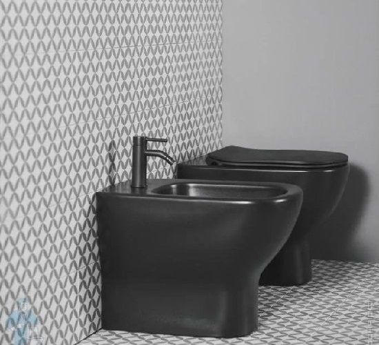 Capac WC Ideal Standard Tesi Slim Soft Close Negru Mat T3527V3