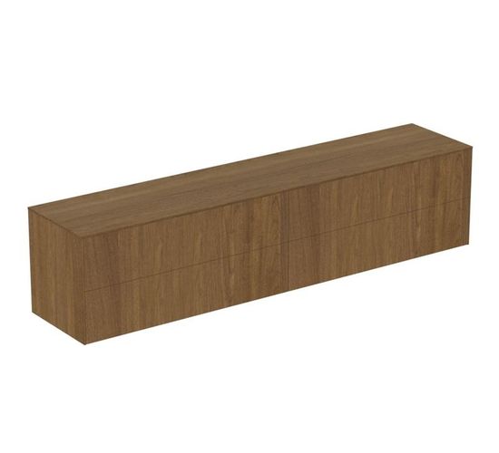 Mobilier pentru lavoar pe blat Ideal Standard Atelier Conca 240cm Nuc T4338Y5