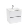 Mobilier baie cu lavoar ROCA Cube 80 White A851199806