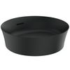 Lavoar pe blat Ideal Standard Atelier Ipalyss Rotund 400 cu preaplin Negru Mat E1413V3