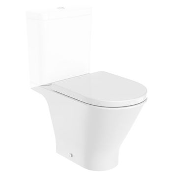 Vas WC stativ ROCA The Gap Round Rimless pentru rezervor A3420N8000