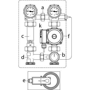 Grup pompare OVT Regumat F-130 DN25 (1354165)