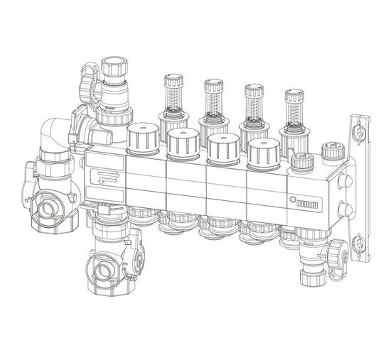 Distribuitor REHAU Rautherm Speed HKV-D Polimer  3 cai