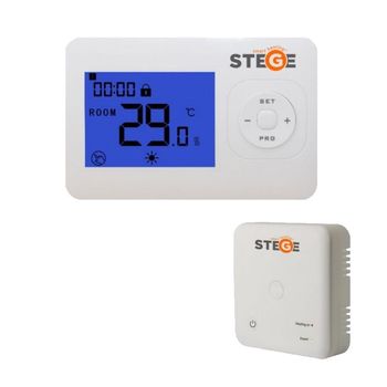 Termostat programabil electronic fara fir STEGE WT200 Wi-Fi